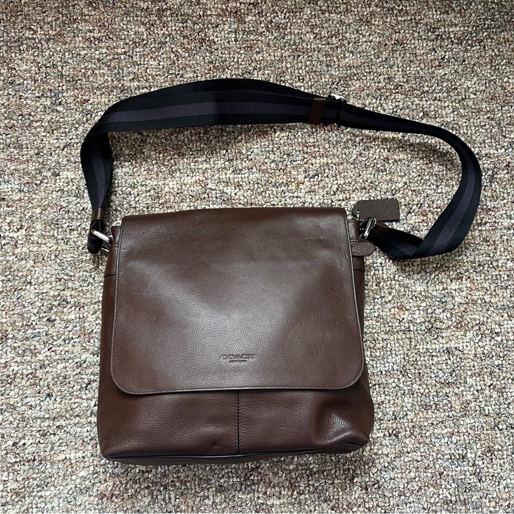 Coach Unisex “Charles”  Crossbody Messenger Bag F72362